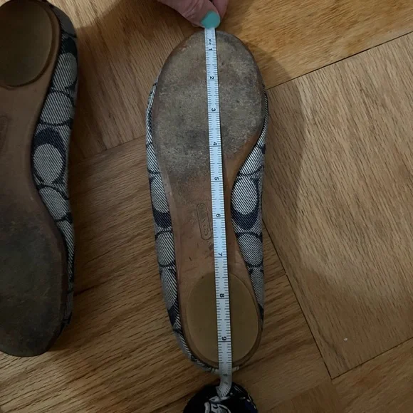 Coach Blue Turnlock Cotte Flats - Picture 9 of 9